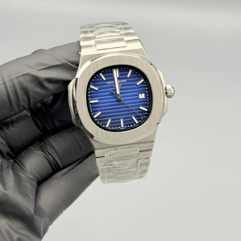 nautilus-style-watch-blue-dial-integrated-bracelet-pakistan Nautilus Style Watch Blue Dial Integrated Bracelet