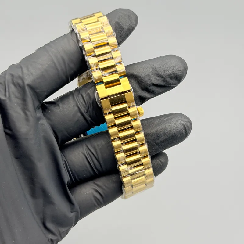 Champagne Gold Dial Full Gold Watch – Crystal Markers - Image 4