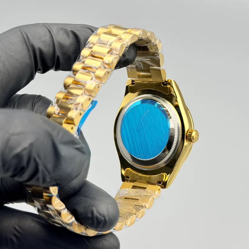 Champagne Gold Dial Full Gold Watch – Crystal Markers - Image 5