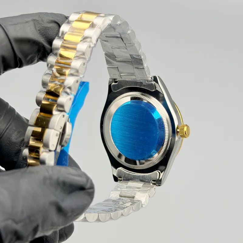 White Dial Two-Tone Watch – Gold & Silver Bracelet - Image 5
