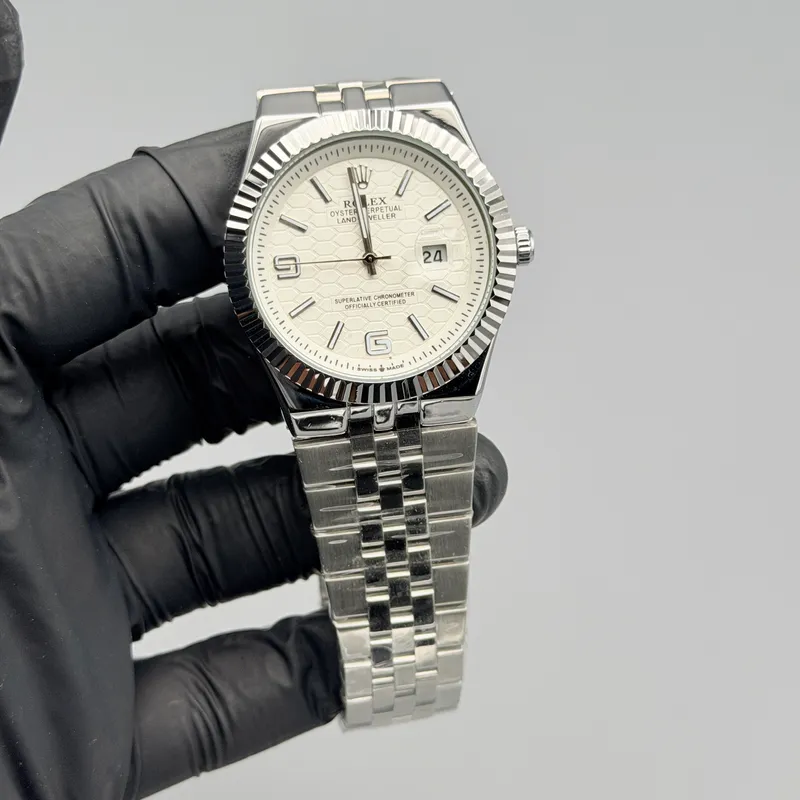White Dial Semi-Automatic Watch – Jubilee Bracelet