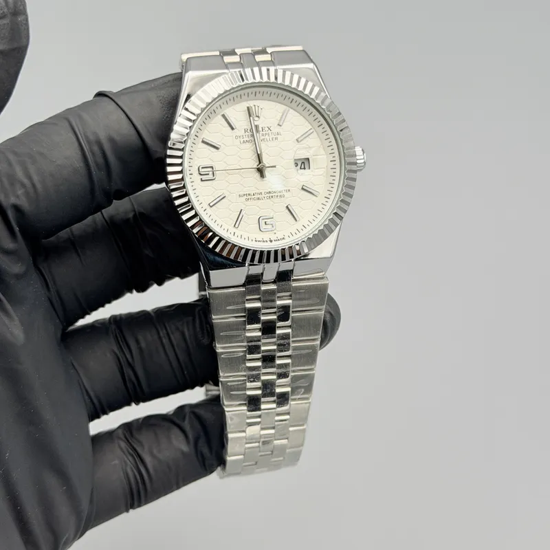 White Dial Semi-Automatic Watch – Jubilee Bracelet - Image 3