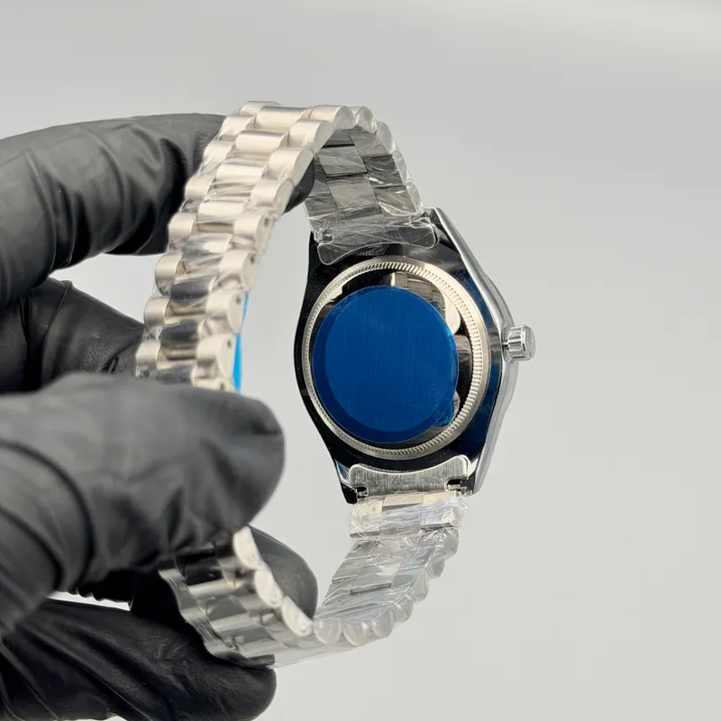 Champagne Dial Silver Watch – Arabic Numerals & Jubilee Bracelet - Image 5
