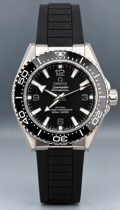 Seamaster Black Bezel Black Dial Diver Watch 43mm
